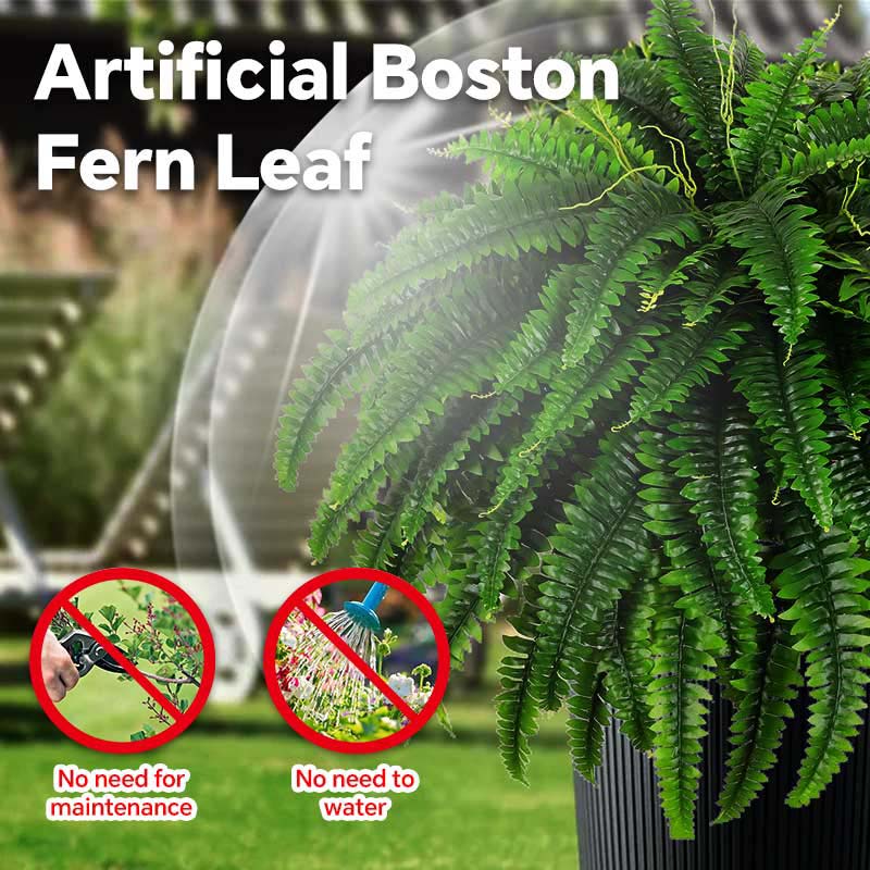🌿 UV Resistant Lifelike Artificial Boston Fern